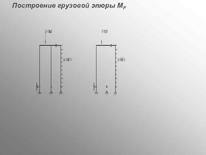 Построение грузовой эпюры МF 