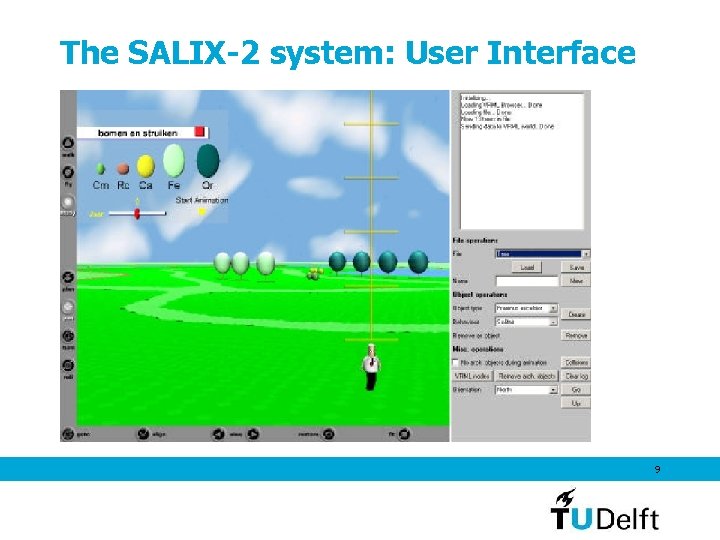 The SALIX-2 system: User Interface 9 