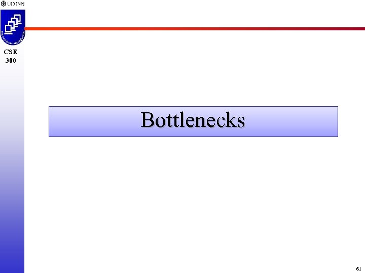 CSE 300 Bottlenecks 61 
