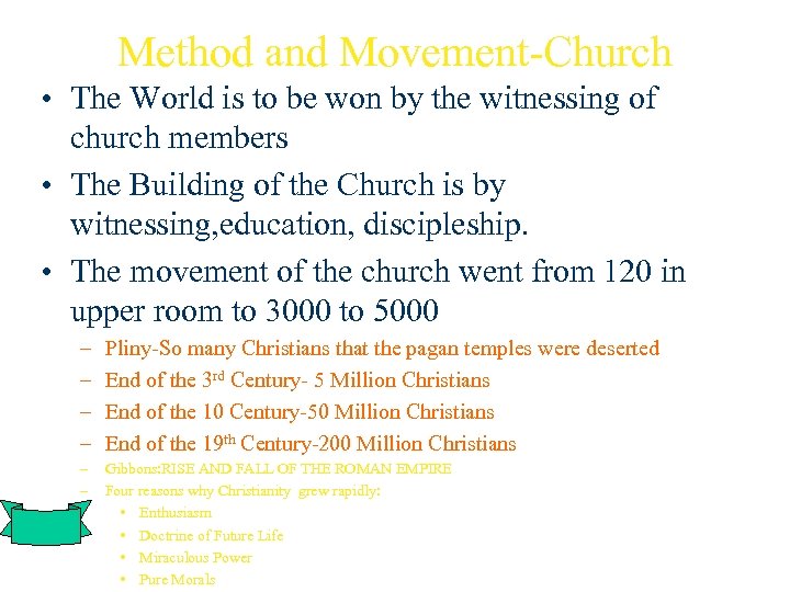 Method and Movement-Church • The World is to be won by the witnessing of