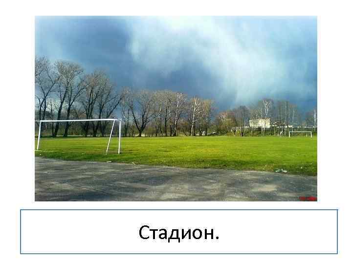 Стадион. 