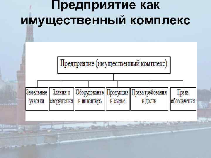 Имущественное предприятие. Классификация имущественных комплексов. Предприятие как имущественный комплекс. Классификация имущественного комплекса предприятия. Земельно-имущественный комплекс схема.