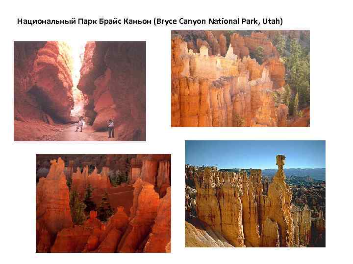 Национальный Парк Брайс Каньон (Bryce Canyon National Park, Utah) 
