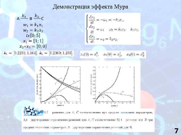 Демонстрация эффекта Мура A B C 7 