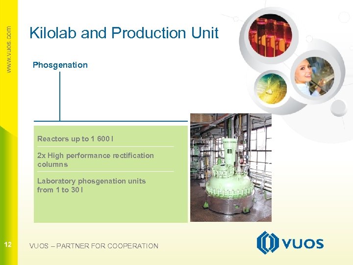 Kilolab and Production Unit Phosgenation Reactors up to 1 600 l 2 x High