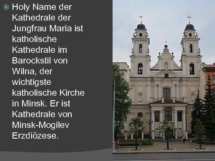  Holy Name der Kathedrale der Jungfrau Maria ist katholische Kathedrale im Barockstil von