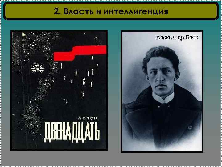 2. Власть и интеллигенция Александр Блок 