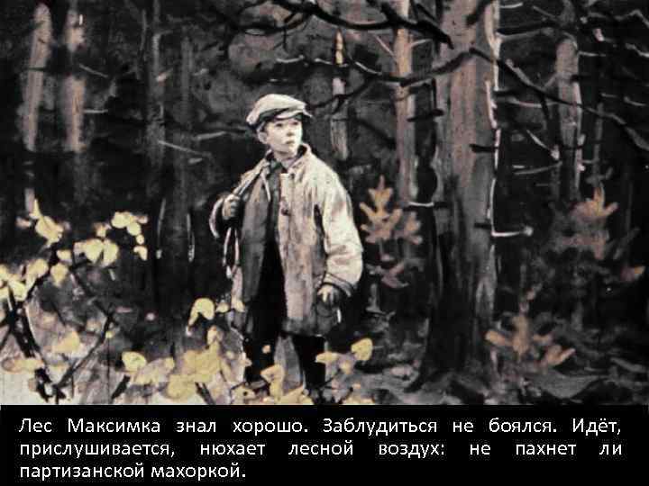 Лес Максимка знал хорошо. Заблудиться не боялся. Идёт, прислушивается, нюхает лесной воздух: не пахнет