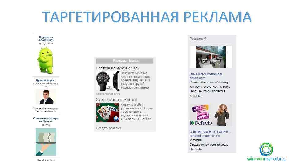 ТАРГЕТИРОВАННАЯ РЕКЛАМА 