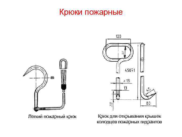 Пожарный лом чертеж