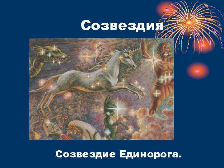 Созвездия Созвездие Единорога. 
