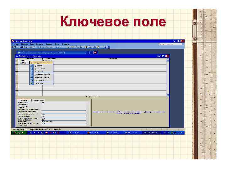 Ключевое поле 