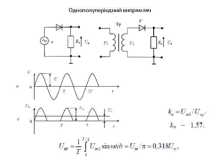 Однополуперіодний випрямляч 
