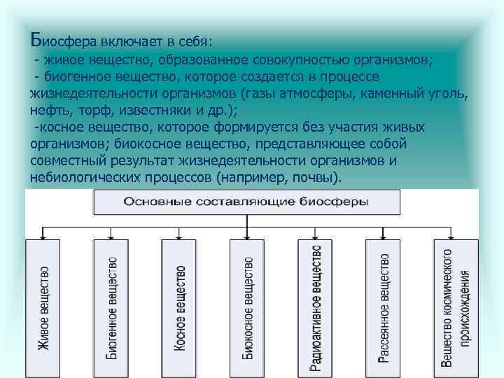 Сферы биосферы. Биосфера включает в себя. Биосфера не включает. Биосфераиключает в себя. Биосфера включает в себя живое вещество.