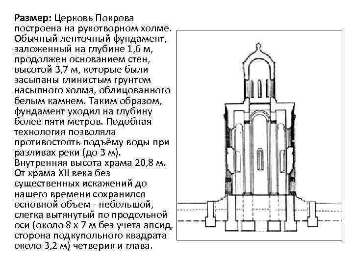 Размер храма