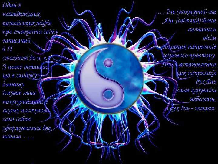 Один з найвідоміших китайських міфів про створення світу записаний в II столітті до н.