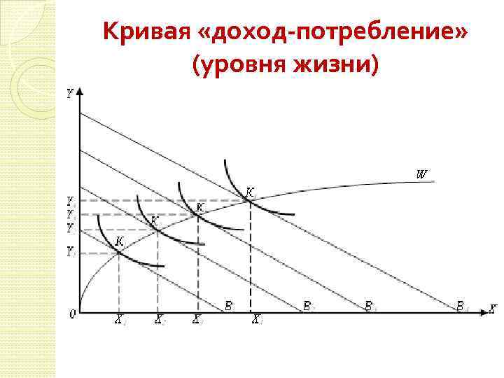 Кривая «доход-потребление» (уровня жизни) 