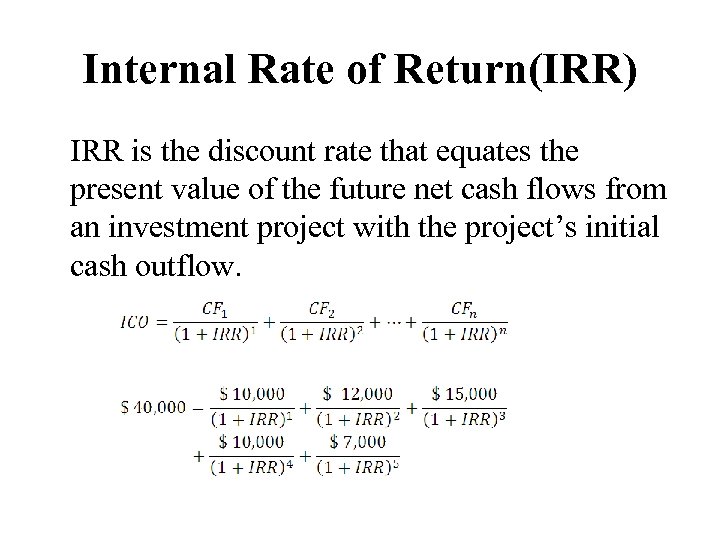 Internal rating. Internal rate of Return, irr. Internal rate of Return формула. Внутренняя норма доходности Internal rate of Return irr формула. Internal rate of Return (irr) of Project.