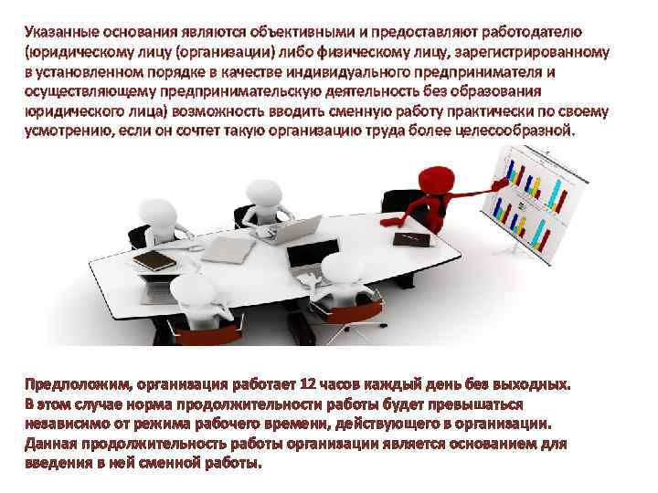 Сменная работа Для работников занятых посменноработодатель