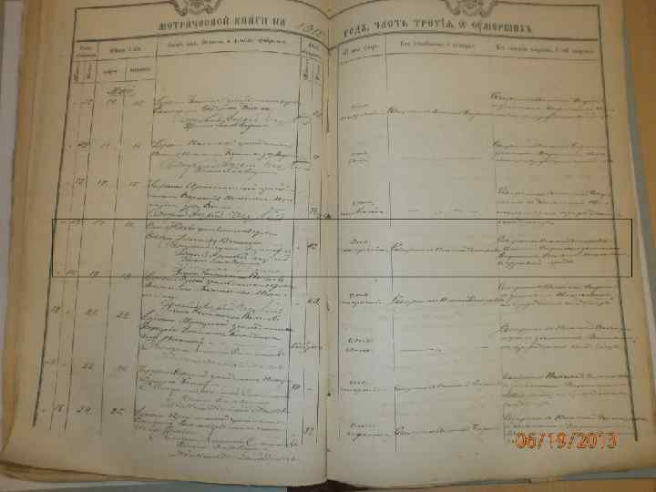 7. С. Юсьва вдова Фёкла Осинова Вилесова. Умерла от старости 14 мая в 1918