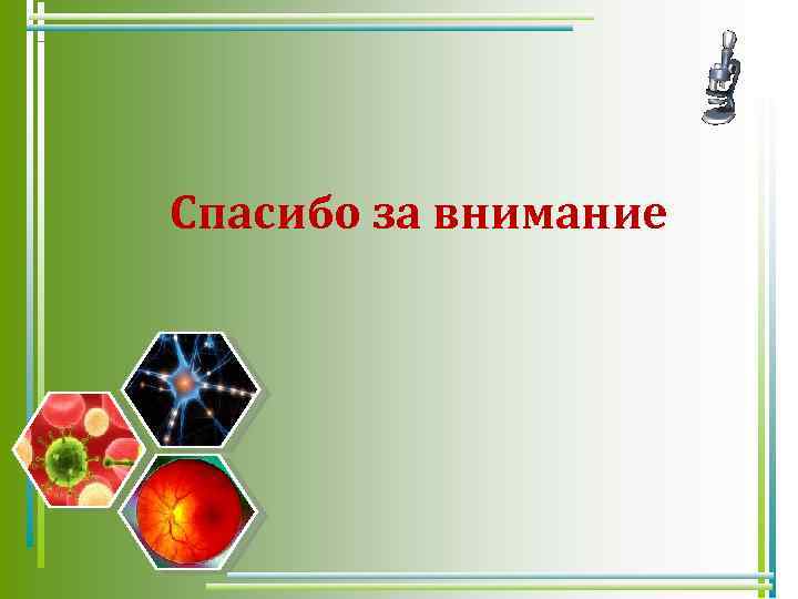 Спасибо за внимание 