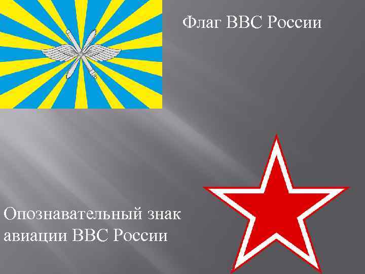 Флаг ВВС России Опознавательный знак авиации ВВС России 