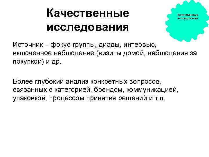 Качественные исследования. Включенное интервью это. Качество исследования. История качественных исследований.