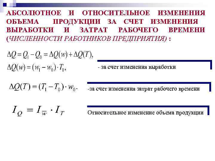 Абсолютное количество