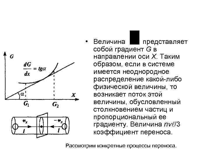  • Величина представляет собой градиент G в направлении оси X. Таким образом, если