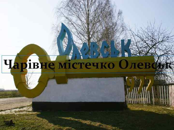 Чарівне містечко Олевськ 