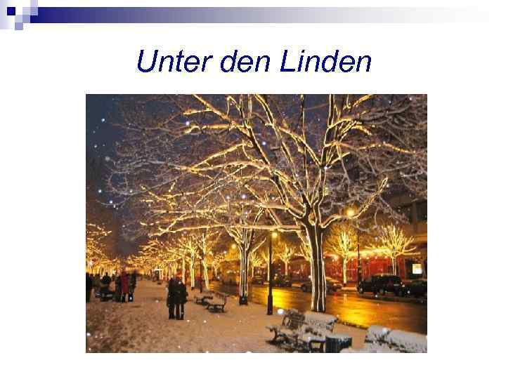 Unter den Linden 