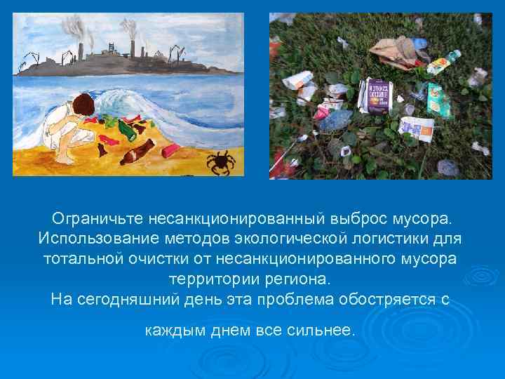  Ограничьте несанкционированный выброс мусора. Использование методов экологической логистики для тотальной очистки от несанкционированного