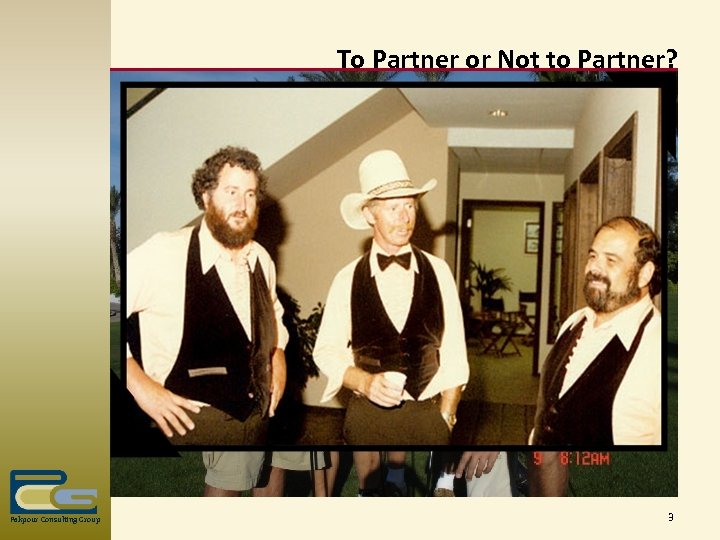 To Partner or Not to Partner? A Partner Will Help Spread the Load A