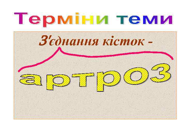 З′єднання кісток - 