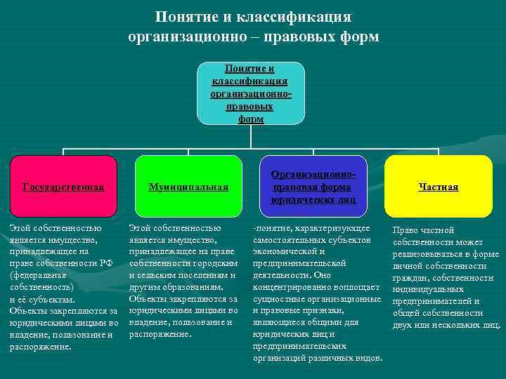 Организационно правовые формы фирм презентация