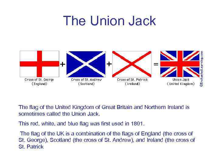 The Union Jack The flag of the United Kingdom of Great Britain and Northern