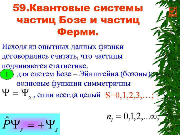 Квантовые частицы. Бозе и ферми частицы. Квантовые коллективы частиц. Квантовый ансамбль микрочастиц.