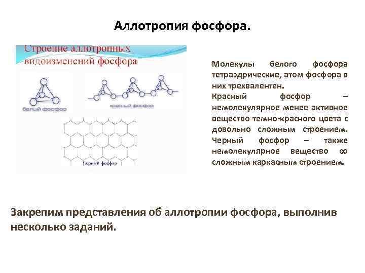 Структура белого. Аллотропные модификации фосфора белый красный черный. Аллотропные модификации черного фосфора. Аллотропия фосфора белый фосфор красный фосфор чёрный фосфор. Фосфор. Аллотропные формы фосфора.