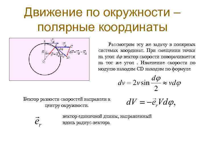 Уравнение в полярных координатах