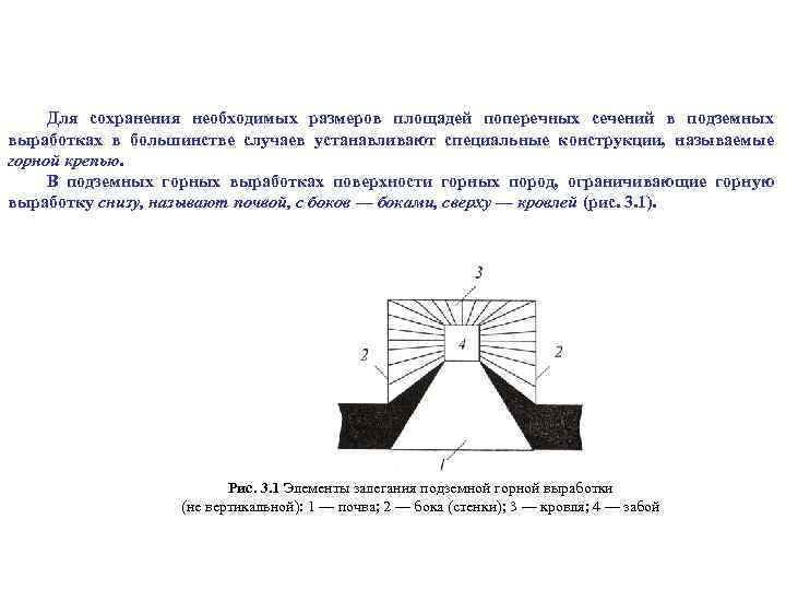 Для сохранения необходимых размеров площадей поперечных сечений в подземных выработках в большинстве случаев устанавливают