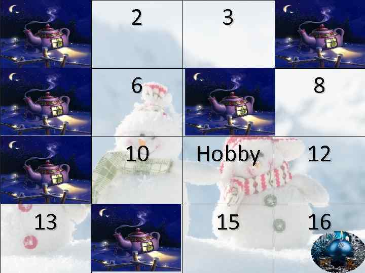 Name 2 3 Sprachen Beruf 6 Alter 8 Land 10 Hobby 12 13 Wohnort