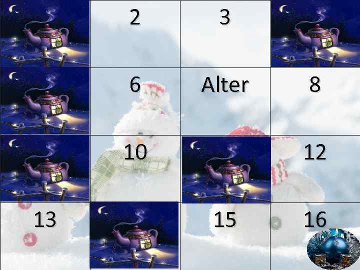 Name 2 3 Sprachen Beruf 6 Alter 8 Land 10 Hobby 12 13 Wohnort