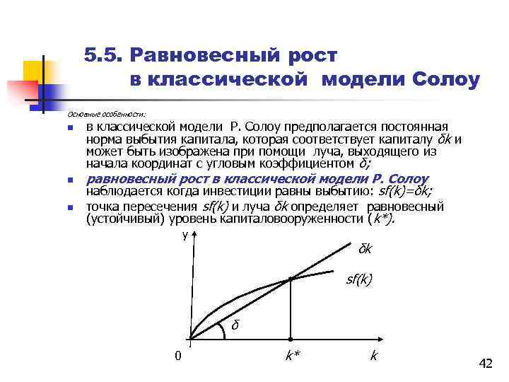 Экономика описана. График производственной функции в модели Солоу. Модель экономического роста р. Солоу. Траектория сбалансированного роста в модели Солоу. Модель равновесного эк роста Солоу.