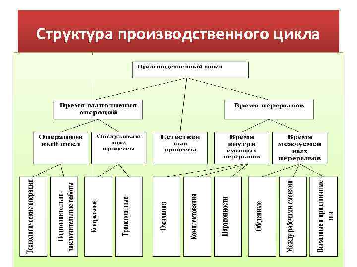 Схема производственного цикла