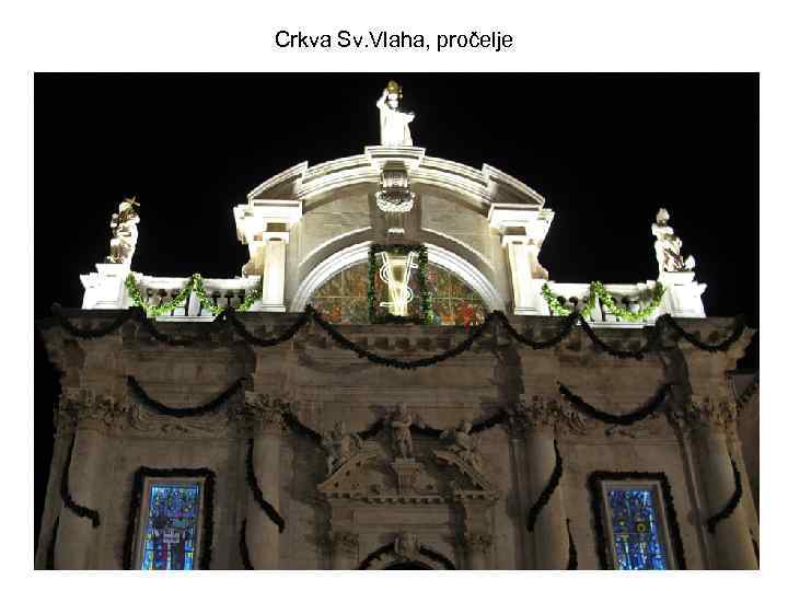 Crkva Sv. Vlaha, pročelje 