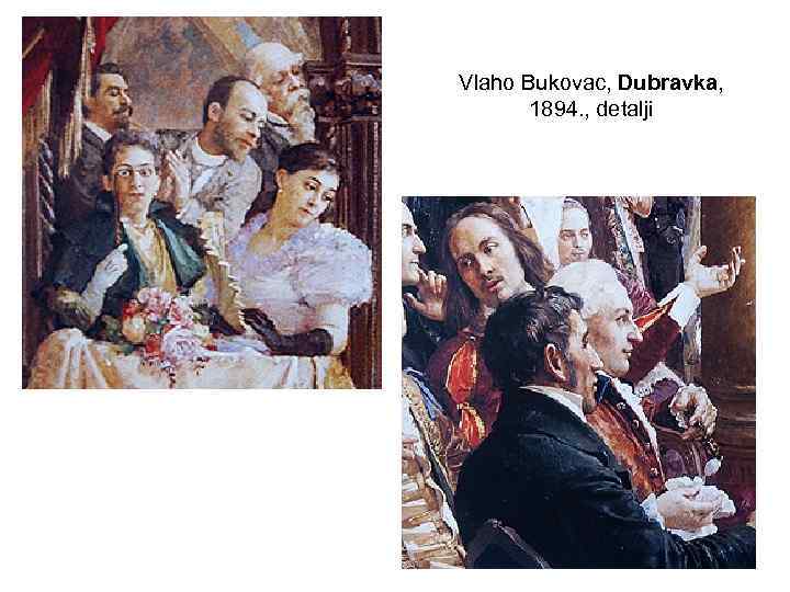 Vlaho Bukovac, Dubravka, 1894. , detalji 