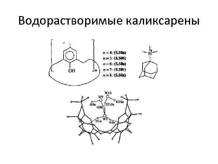 Водорастворимые каликсарены 