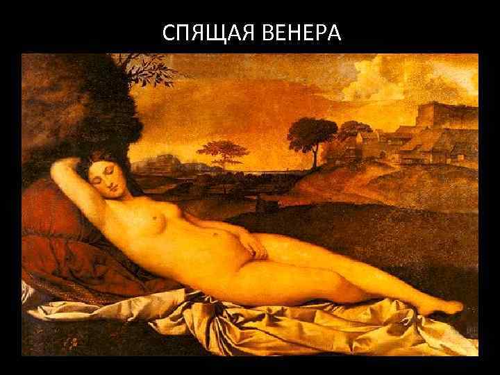 СПЯЩАЯ ВЕНЕРА 