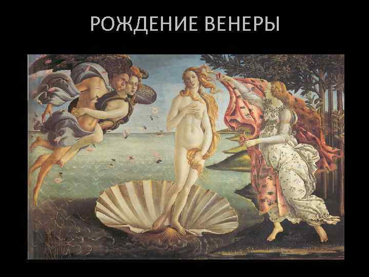 РОЖДЕНИЕ ВЕНЕРЫ 