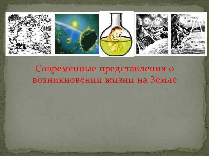 Современные представления о возникновении жизни на Земле 